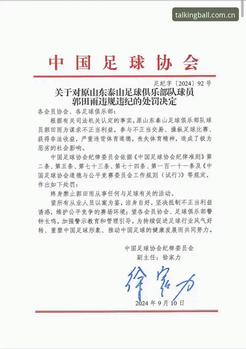 中国足协第三批禁足名单最新动态：65人受罚，行业整顿进入深水区